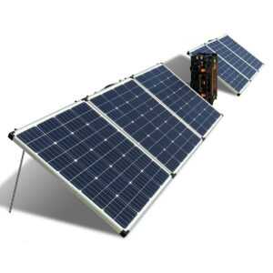 Alternative view of Portable power generator 3000Wh + 4x opvouwbaar 300W zonnepaneel bundel