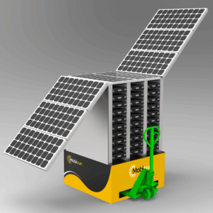 Mobisun PowerHive 60 – Mobiele energieovoorziening 48 kWh  IP54 & STANAG