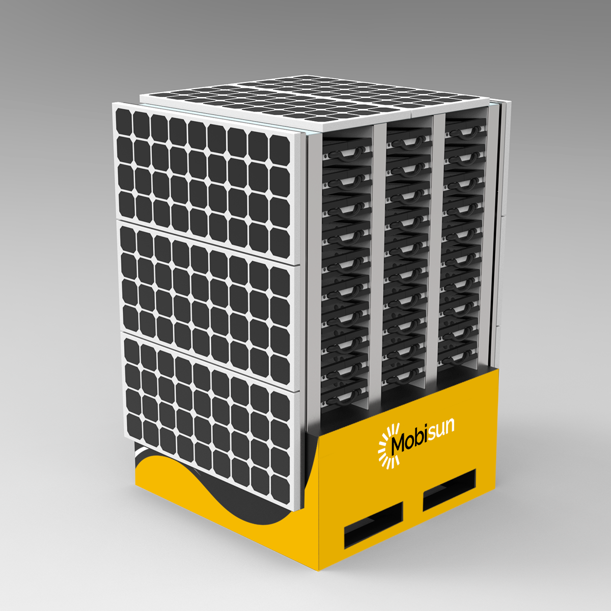 Mobisun PowerHive 60 – Mobiele energiehub 48 kWh IP54 & STANAG
